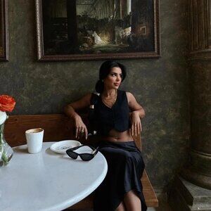 ZARA SATIN EFFECT MIDI SKIRT